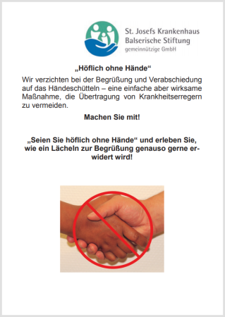 Höflich ohne Hände