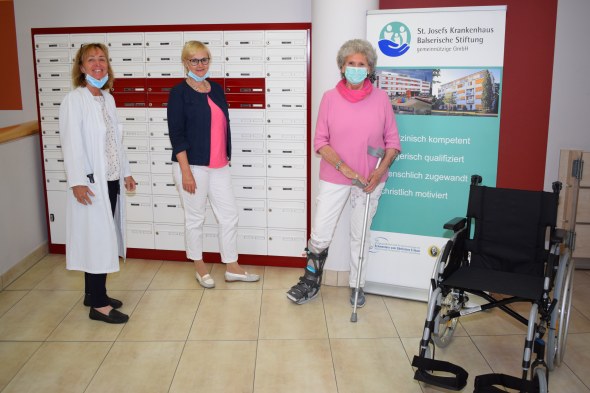 Rollstuhlspende für unser Krankenhaus