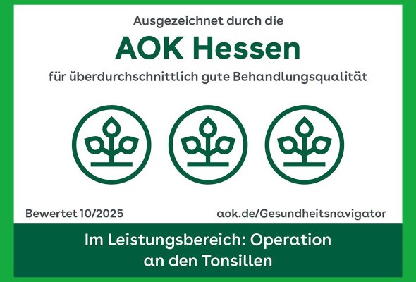 AOK Hessen Auszeichnung