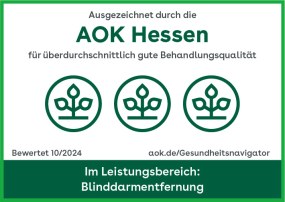 2024 AOK Zertifikat _Blinddarmentfernung