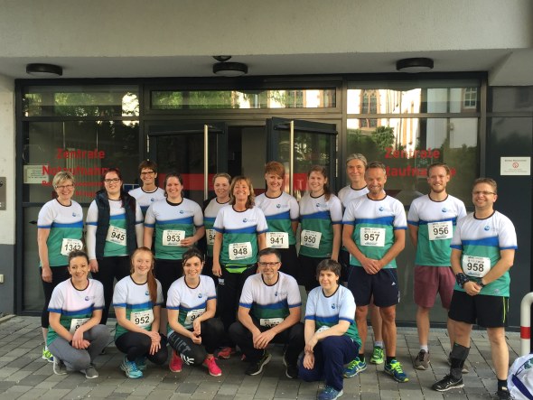 Gruppenfoto Stadtlauf - Unser Team 2018