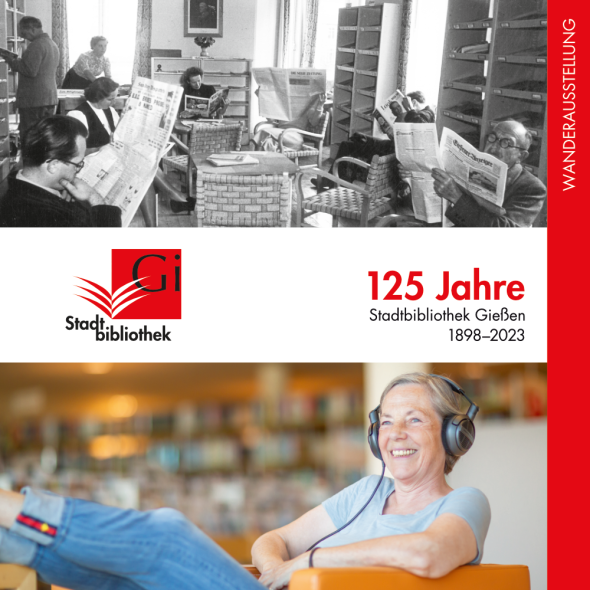 Logo 125 Jahre Stadtbibliothek © www.einfach.kommunikationsdesign.de