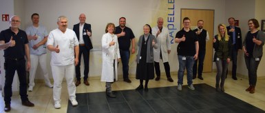 2020-03-26 Danke von der erweiterten Krankenhausleitung - Daumen hoch