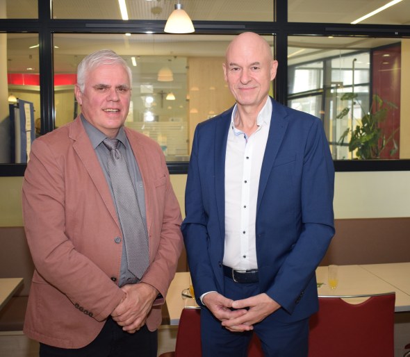 PD Dr. med. Klaus Ehlenz und Geschäftsführer Andreas Leipert