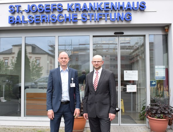 Geschäftsführer Andreas Leipert und Kaufmännischer Direktor Matthias Weber