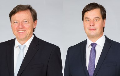 Chefärzte Dr. P. Gilbert und Dr. T. Brückner, St. Josefs Krankenhaus Balserische Stiftung. CR: Jokba