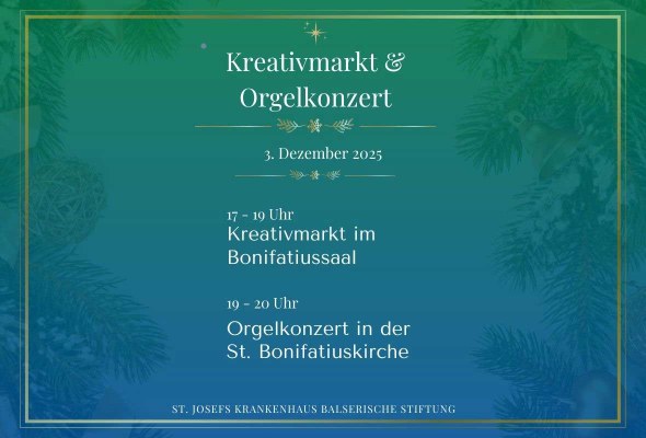 Kreativmarkt und Orgelkonzert 03.12.2025