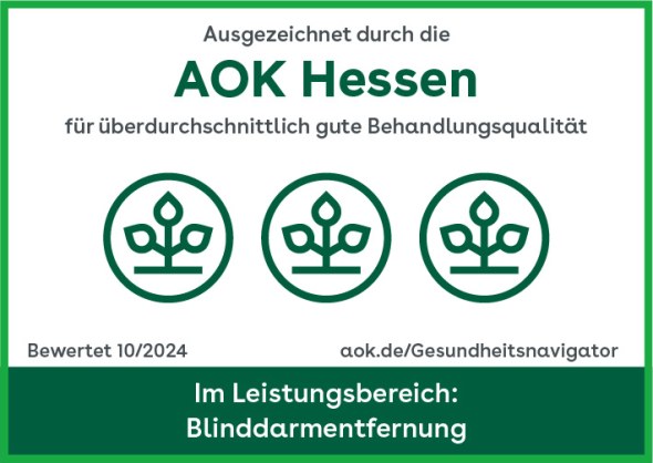 2024 AOK Zertifikat _Blinddarmentfernung