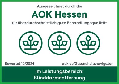 2024 AOK Zertifikat _Blinddarmentfernung