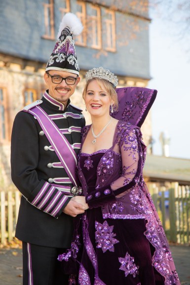 Gießener Faschings-Prinzenpaar 2020: Prinz Sebastian I. und Prinzessin Carina I.