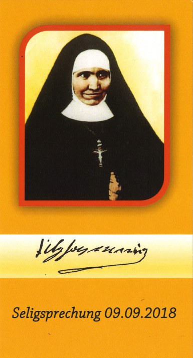 Seligsprechung Mutter Alfons Maria
